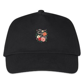 Lunar New Year - Schlange 2025 - Kinder Basecap - Schwarz - Vorne