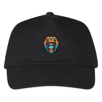 Gorilla Portrait - Kids’ Baseball Cap - black - Front