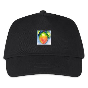 Mango Watercolor - Kids’ Baseball Cap - black - Front