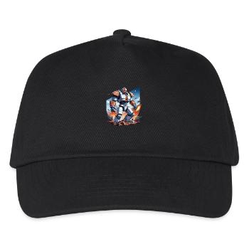 8-Bit Warrior - Kinder Basecap - Schwarz - Vorne