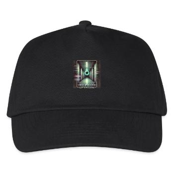 weirdcore Lost in the Liminal - Kids’ Baseball Cap - black - Front