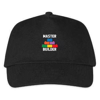 Constructeur de briques Jouets Blocs Blocs de serrage Briques - Casquette de baseball Enfant - noir - Devant