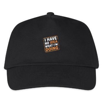 I Have No Idea What I'm Doing 13 - Kinder Basecap - Schwarz - Vorne