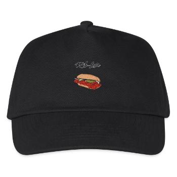 BBQ // Illustration - Casquette de baseball Enfant - noir - Devant