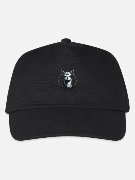 no drama lama - Kinder Basecap - Schwarz