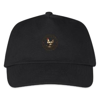Hühnerflüsterer - chicken whisperer 090439 - Kinder Basecap - Schwarz - Vorne
