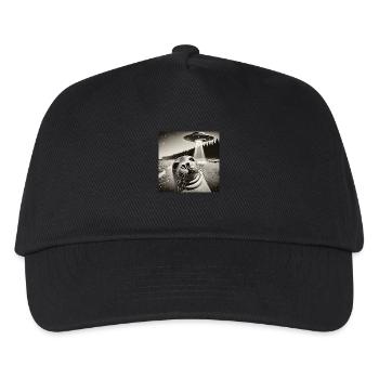 Lusitge Seal UFOs Alien Selfie - Kids’ Baseball Cap - black - Front