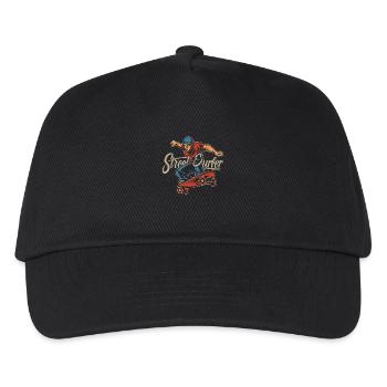Street Surfer - Kids’ Baseball Cap - black - Front