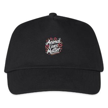 Vegetarian Vegan Veggie Vegetarian - Kids’ Baseball Cap - black - Front