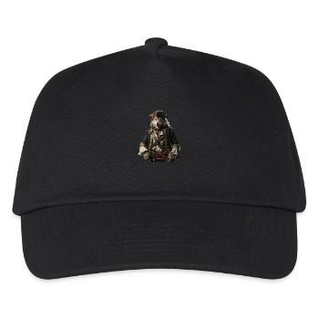 Pirate Wolf - Kids’ Baseball Cap - black - Front