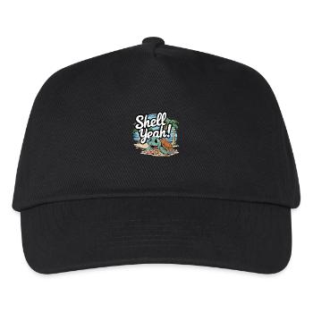 Shell yes - Kids’ Baseball Cap - black - Front