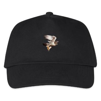 Sacred Falcon in flight - Kids’ Baseball Cap - black - Front