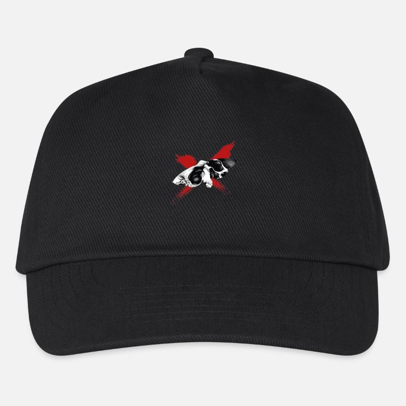 Trash Polka // Illustration - Kinder Basecap - Schwarz