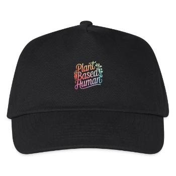 Vegetarian Vegan Veggie Vegetarian - Kids’ Baseball Cap - black - Front