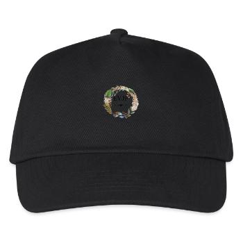Junggesellenabschied Kranz Boho Blumen - Kinder Basecap - Schwarz - Vorne