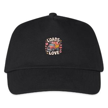 Loads of Love Shirt - Kids’ Baseball Cap - black - Front