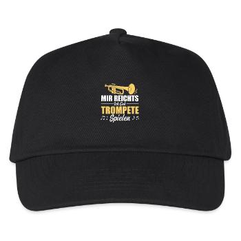 I've had enough, I'm going to play the trumpet - Kids’ Baseball Cap - black - Front