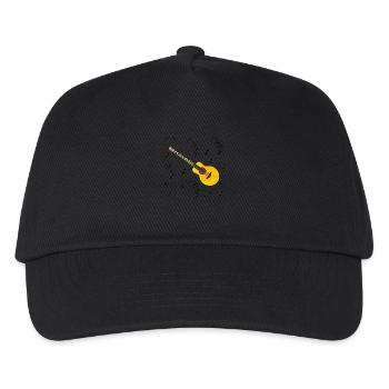 Gitarre - Kinder Basecap - Schwarz - Vorne
