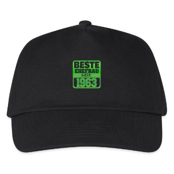 Femme 1963 - Casquette de baseball Enfant - noir - Devant