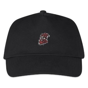 Lumberjack Skull - Kids’ Baseball Cap - black - Front
