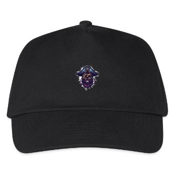 Pirate Skull Captain - Kids’ Baseball Cap - black - Front
