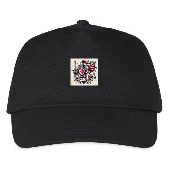 Love Crew The knight - Kinder Basecap - Schwarz - Vorne