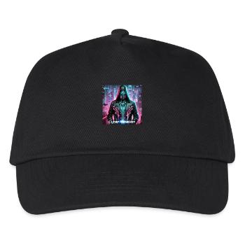 Cyber-rébellion - Black Ghost - Casquette de baseball Enfant - noir - Devant