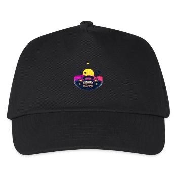 “Retro Wave” Sunset Graphic - Casquette de baseball Enfant - noir - Devant