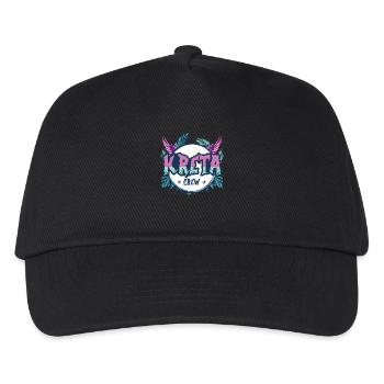 Kreta Crew Bunt - Kinder Basecap - Schwarz - Vorne