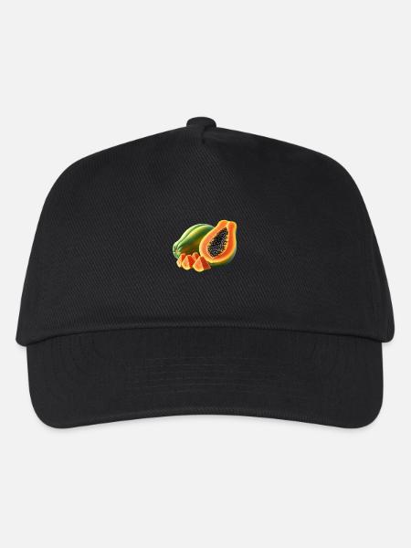 Papaya - Kids’ Baseball Cap - black