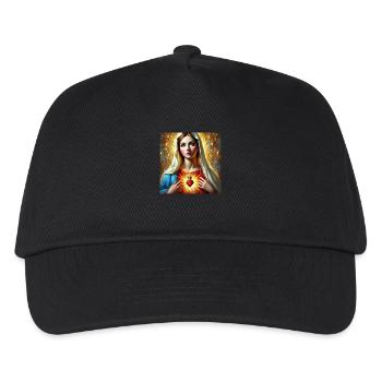 Sainte Marie Marie Vierge Marie Sainte - Casquette de baseball Enfant - noir - Devant