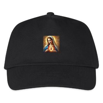 Sainte Marie Marie Vierge Marie Sainte - Casquette de baseball Enfant - noir - Devant