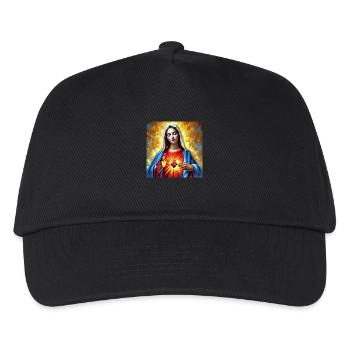 Sainte Marie Marie Vierge Marie Sainte - Casquette de baseball Enfant - noir - Devant