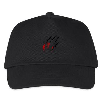 krallen 01 - Kinder Basecap - Schwarz - Vorne