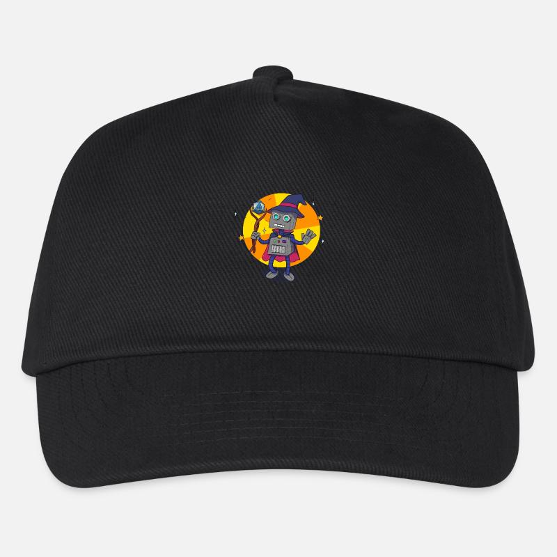 Robowizard - Kids’ Baseball Cap - black