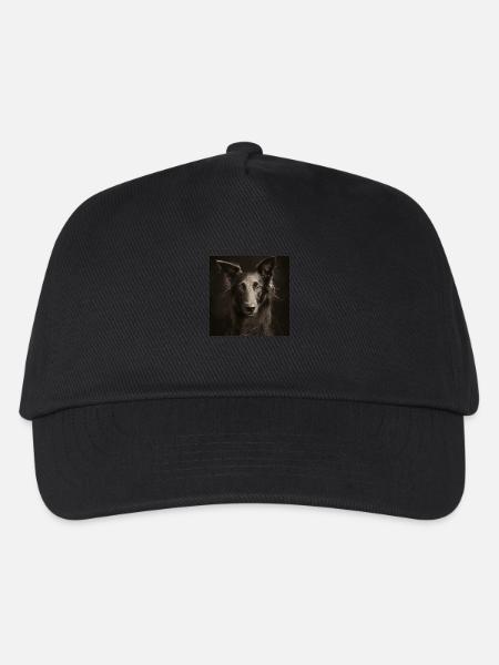 Black Animals - Cool dog - Kinder Basecap - Schwarz