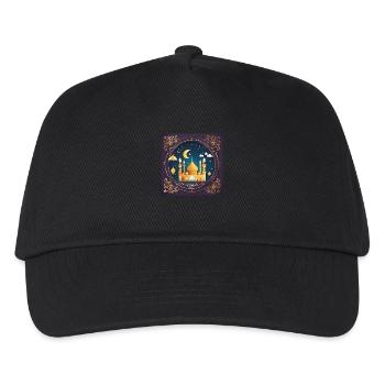 Ramadan Geschenk Eid Mubarak Islam Allah Muslim - Kinder Basecap - Schwarz - Vorne