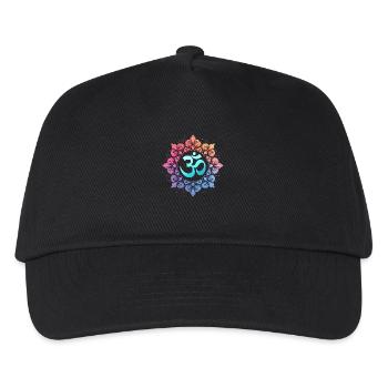 Om Mandala Spirituel Zen Yoga Bouddhiste - Casquette de baseball Enfant - noir - Devant