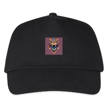 Panthère - Casquette de baseball Enfant - noir - Devant