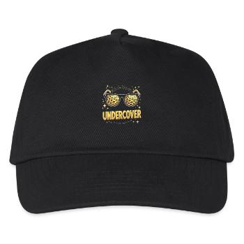 Lunettes de soleil drôles et costume de discours infiltré - Casquette de baseball Enfant - noir - Devant