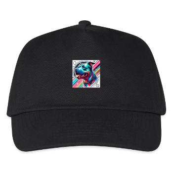 Profil du chien - Casquette de baseball Enfant - noir - Devant