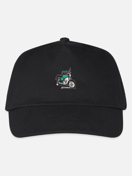 S51 (türkis) // Illustration - Kinder Basecap - Schwarz