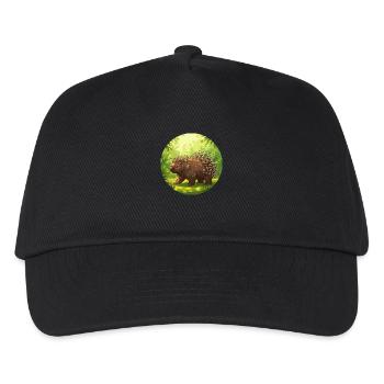 Porcupine in the sun - Kids’ Baseball Cap - black - Front