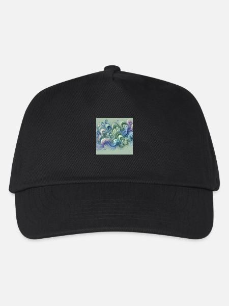 Flowing harmony - Kids’ Baseball Cap - black
