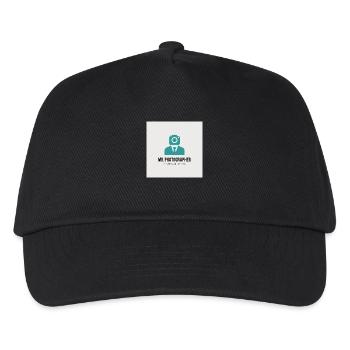 Fotograf - Kinder Basecap - Schwarz - Vorne