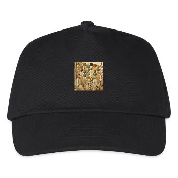 Geometrie der Natur - Kinder Basecap - Schwarz - Vorne