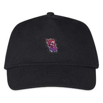 Lumberjack Skull - Kids’ Baseball Cap - black - Front
