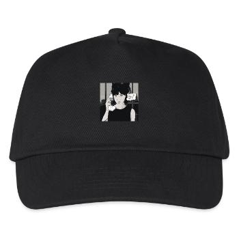 ET VOUS L’AVEZ EMBRASSÉE ? - Casquette de baseball Enfant - noir - Devant