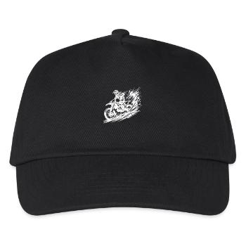 Heisse dreckige Gelände Maschine Hobby Motorsport - Kinder Basecap - Schwarz - Vorne