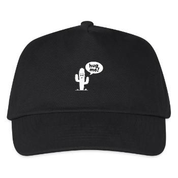 Hug Me! - Funny Cactus - Kids’ Baseball Cap - black - Front
